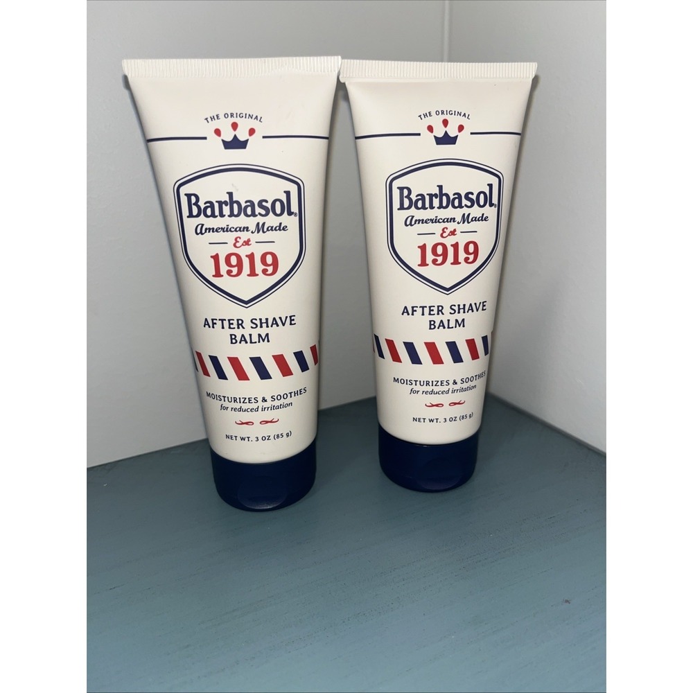 2X Barbasol 1919 After Shave‎ Balm, 3 oz BRAND NEW Sealed